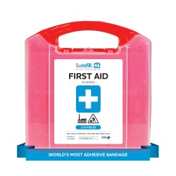 Surefill® 50 Series ANSI A First Aid Kit – Red Translucent Case