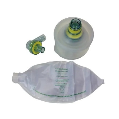 Laerdal LSR Reusable Resuscitator w-o Mask, Adult (BVM)