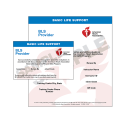 BLS eCard (CPR and Aquatics Instructos/Faculty Only)