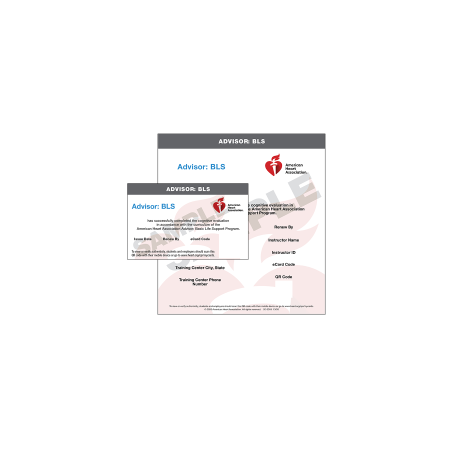 BLS:Advisor eCard (CPR and Aquatics Instructos/Faculty Only)