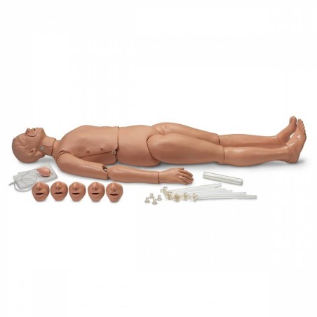 Simulaids Full-Body Adult CPR Manikin no Electronics (Light or Dark Skin Tone)