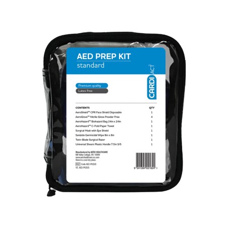 CardiAct™ AED Prep Kit in Plastic Bag